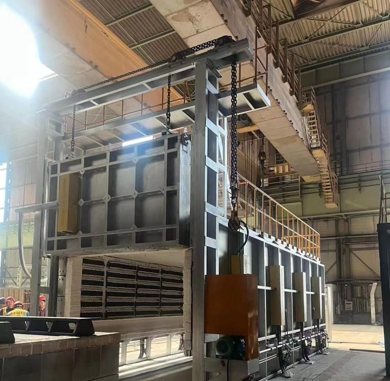 大型臺(tái)車(chē)式電阻加熱爐